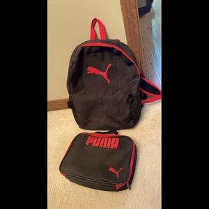 Boys backpack and lunch bag